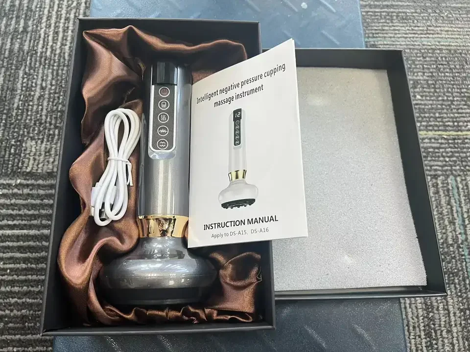 Electric Intelligent Cupping Set Vacuum Suction Machine Cupping Different Gears Adjustable High Quality Portable Easy to Use