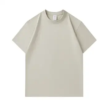 Custom high quality 220 gsm cotton t shirt Blank Men's T-shirts Heavyweight Oversized Tshirt Printing Custom T Shirt