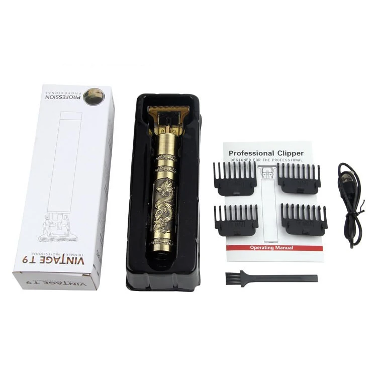 Низкая цена профессиональная Водонепроницаемая машинка для стрижки волос T9 триммер бороды электрические бритвы