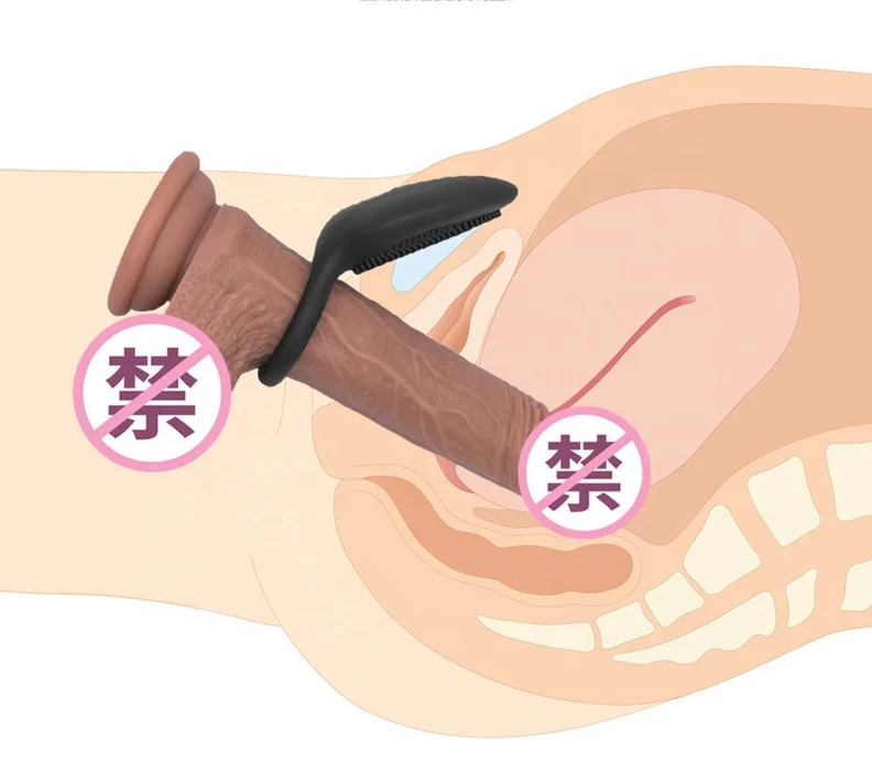 Silicone Relax Massage Wireless Quiet Cock Ring Toy USB Charging Powerful Strong Vibration Delay Ring