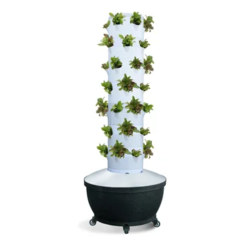 Vertical Hydroponic Tower Aeroponic Growing Systems - Buy Hydroponic ...