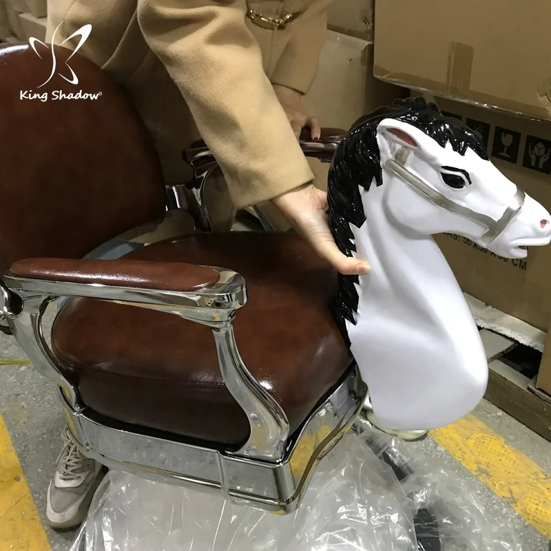 Wholesale horse children barber chair hot sale barber kids chair