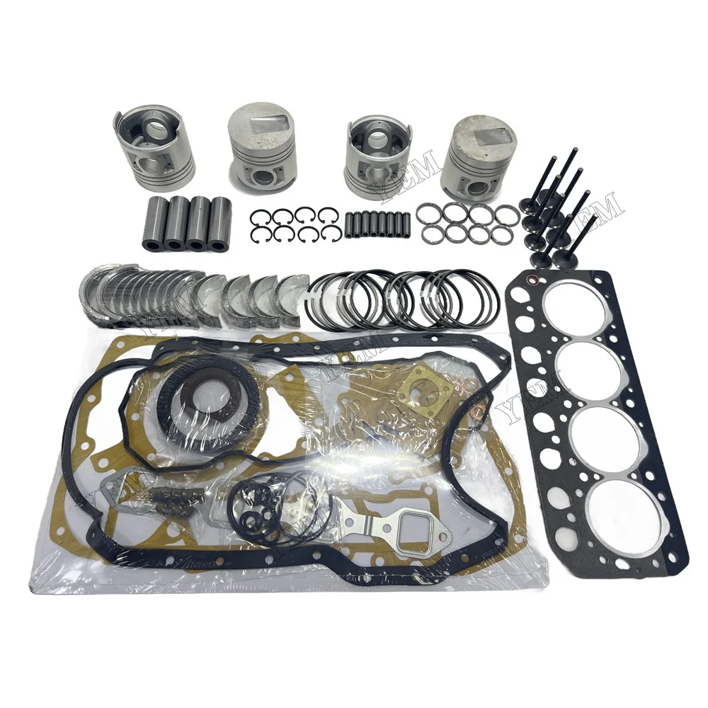 Overhaul Rebuild Kit (No Cylinder Liner) for Mitsubishi S4L S4L2 Engine MM35T MM40CR MM40T for LT360D CAT 304CR 31A17-07100