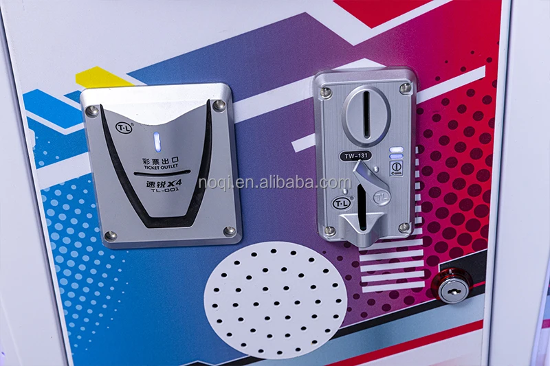 25 Inch Small Clip Prize Machine, Coin Operated 32 Slots Magic Poke Clip Prize Vending Game Machine