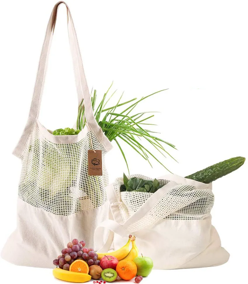 reusable mesh shopping bags