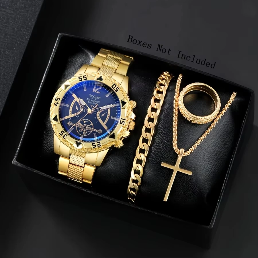 Shop Our 7417 Men's Stylish Quartz Watch Set - Limited Edition