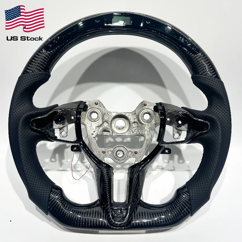 Carbon Fiber Steering Wheel for Hyundai Elantra N / i30N – LED Display