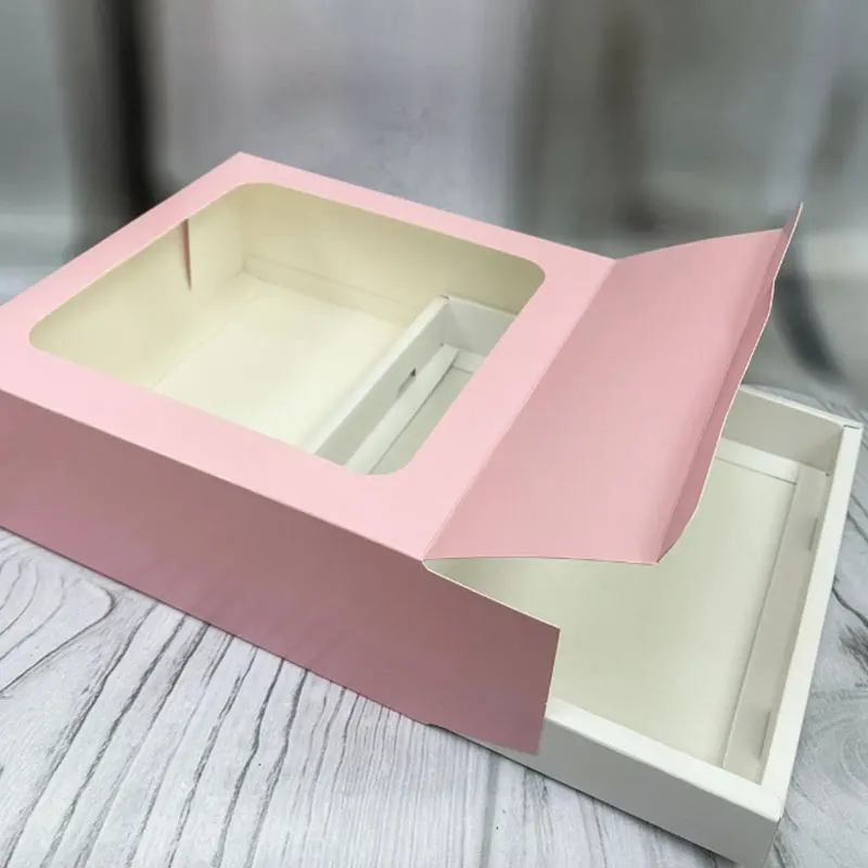 Wholesale Customized Luxury Folding Package with Clear PVC Window Embossing Matt Lamination Silk Screen Printing Sponge Lining manufacture