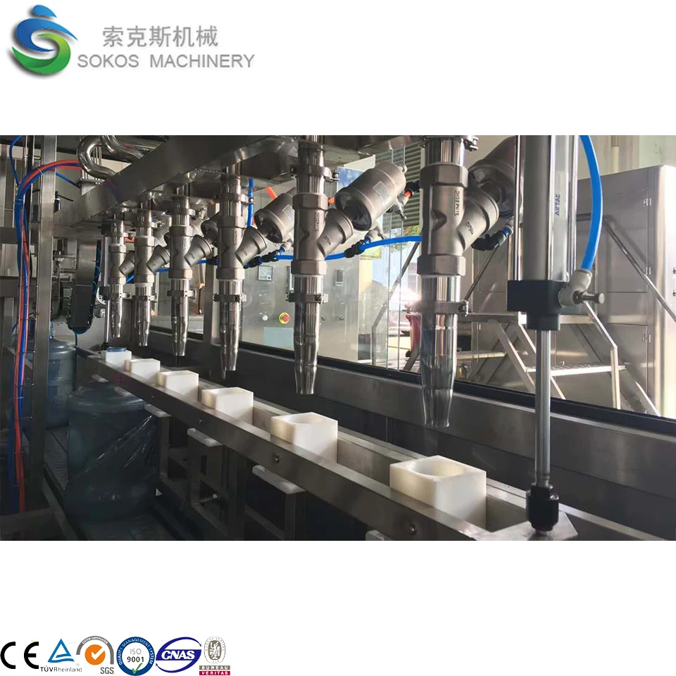 Advanced Automatic Barrel Water Filling Machine for 5 Gallon Bottling Filling Plant