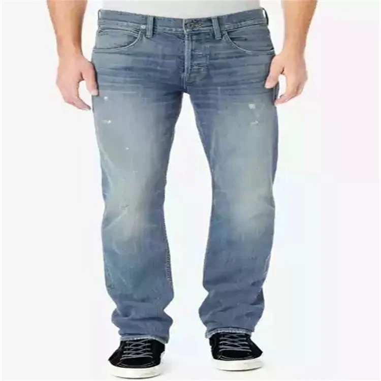 New Arrival Fashion Design Used Jeans Men Jeans Trousers Mens Denim
