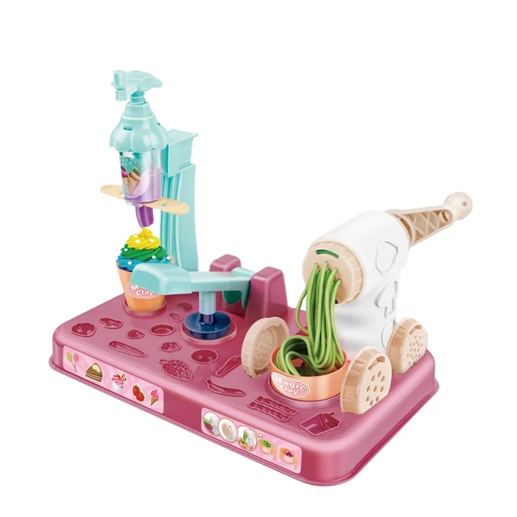 Лидер продаж 2023 разноцветная игра для приготовления пищи многофункциональный инструмент форма теста красивая глина набор кухонных