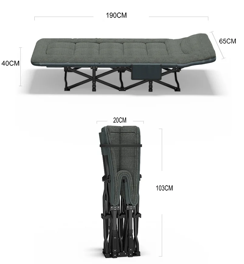 Hot Selling Portable Metal Single Easy Carrying Foldable Comfortable