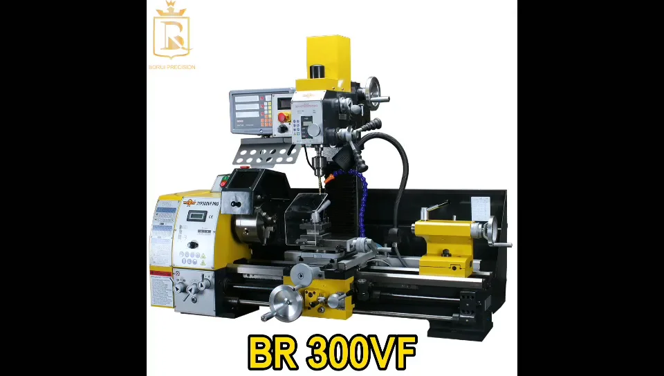 Gear Box Lathe Drilling And Milling Threeinone Multifunctional Manual