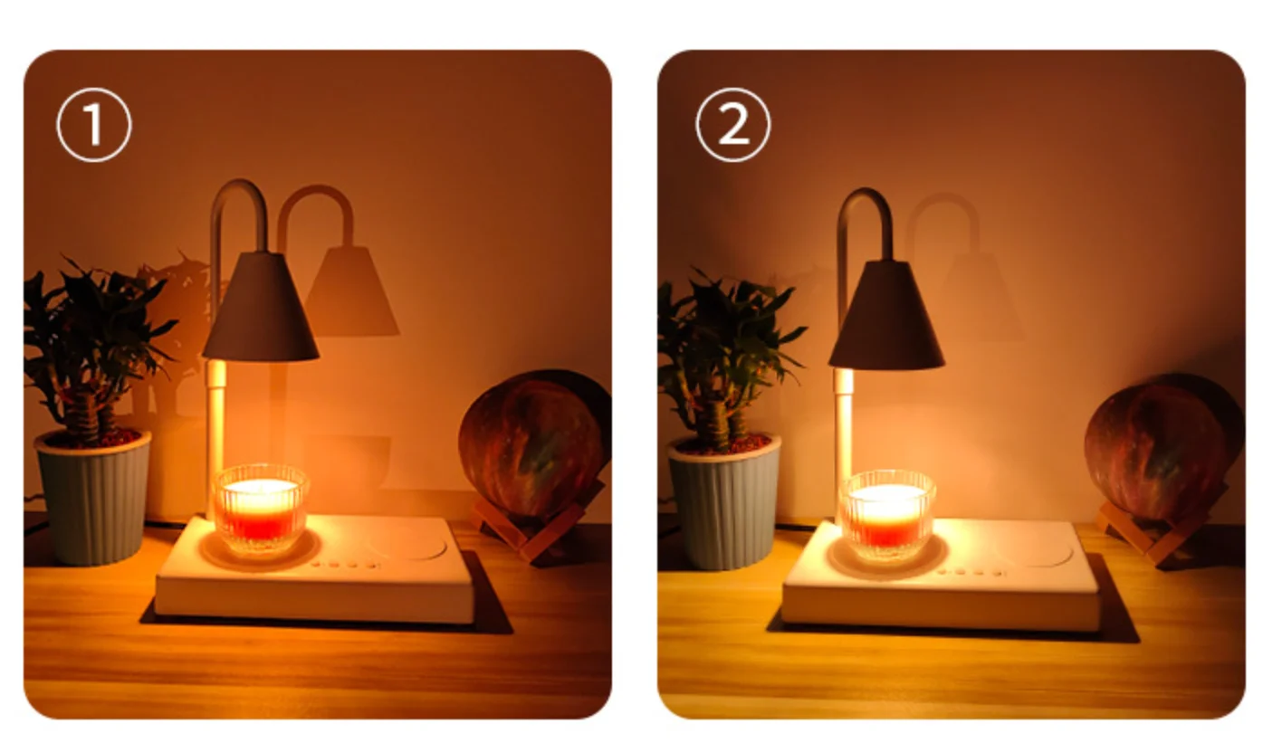 Dimmer Switch Wireless Charging Flameless Candle Melting Lamp Melting