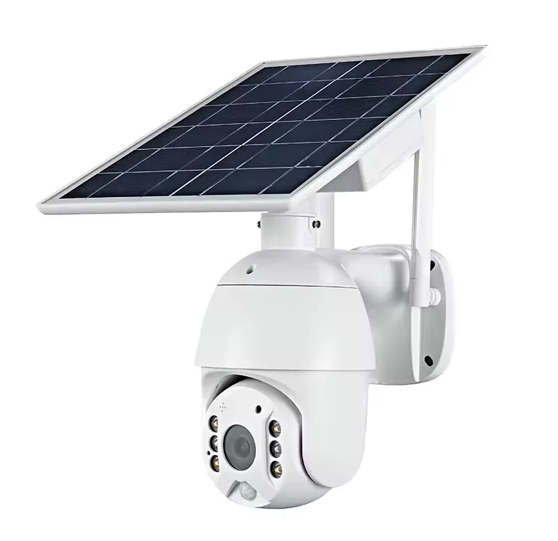 2MP 4MP Intelligent Design Waterproof Night Vision Solar Surveillance PTZ WiFi Camera New