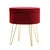Modern Cheap Merchandise Space Saving Velvet Ottoman Pink Velvet Stools Home Stool Ottoman