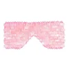masque pour les yeux en quartz rose