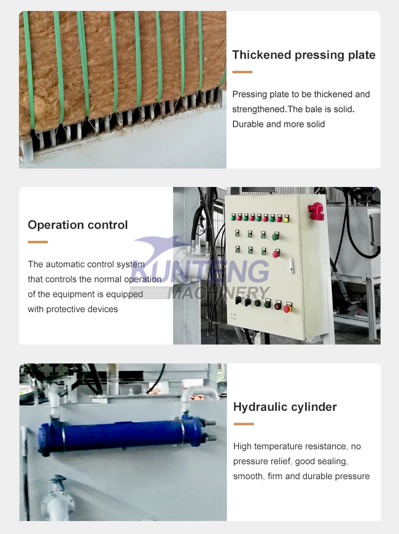 Hydraulic Fiber Baling Press Machine