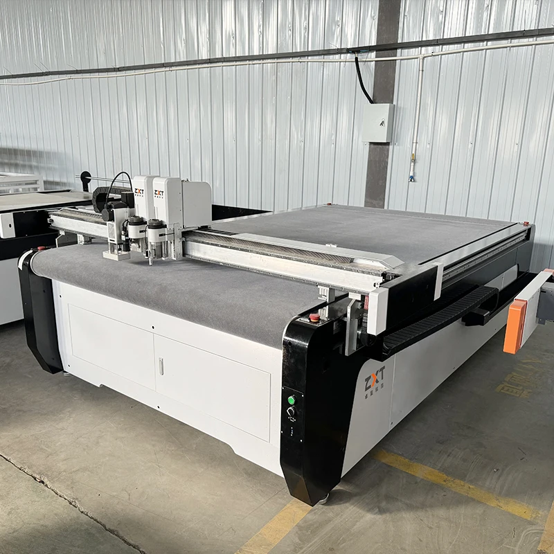 ZXT Automobile Digital Oscillating Knife Foot Mat Materials Cutting Machine Car Interior Materials Leather Cutting Machine