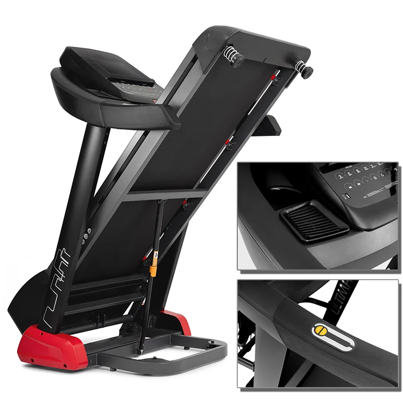 Electric Home Fitness Gym Training Treadmill Total Sports America Pneumatic Crawler LCD for Apartment Exercise Running Machine