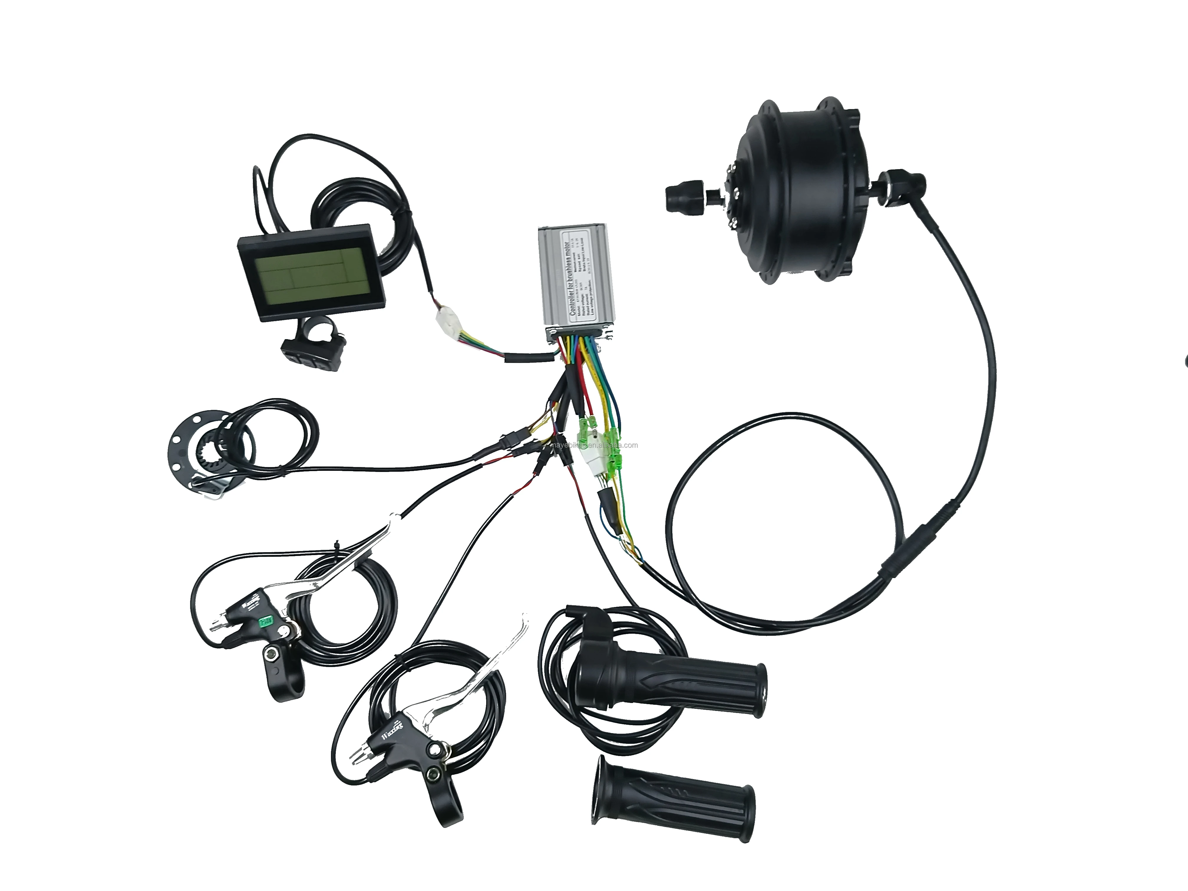 All In One Electric Bicycle Kit 250w E Bike Brushless Geared Motor