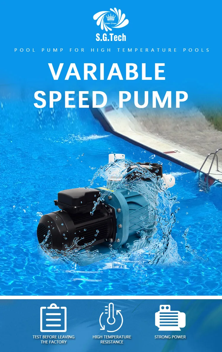 Pool Equipment 2hp 3hp Swimming Pool Variable Speed Motor Eakp Series