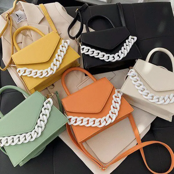 Dropship New Handbags For Women Bamboo Handle Shoulder Bags Acrylic Girls  Messenger Evening Bag Fashion Diamond Shape Ladies Box Bags to Sell Online  at a Lower Price