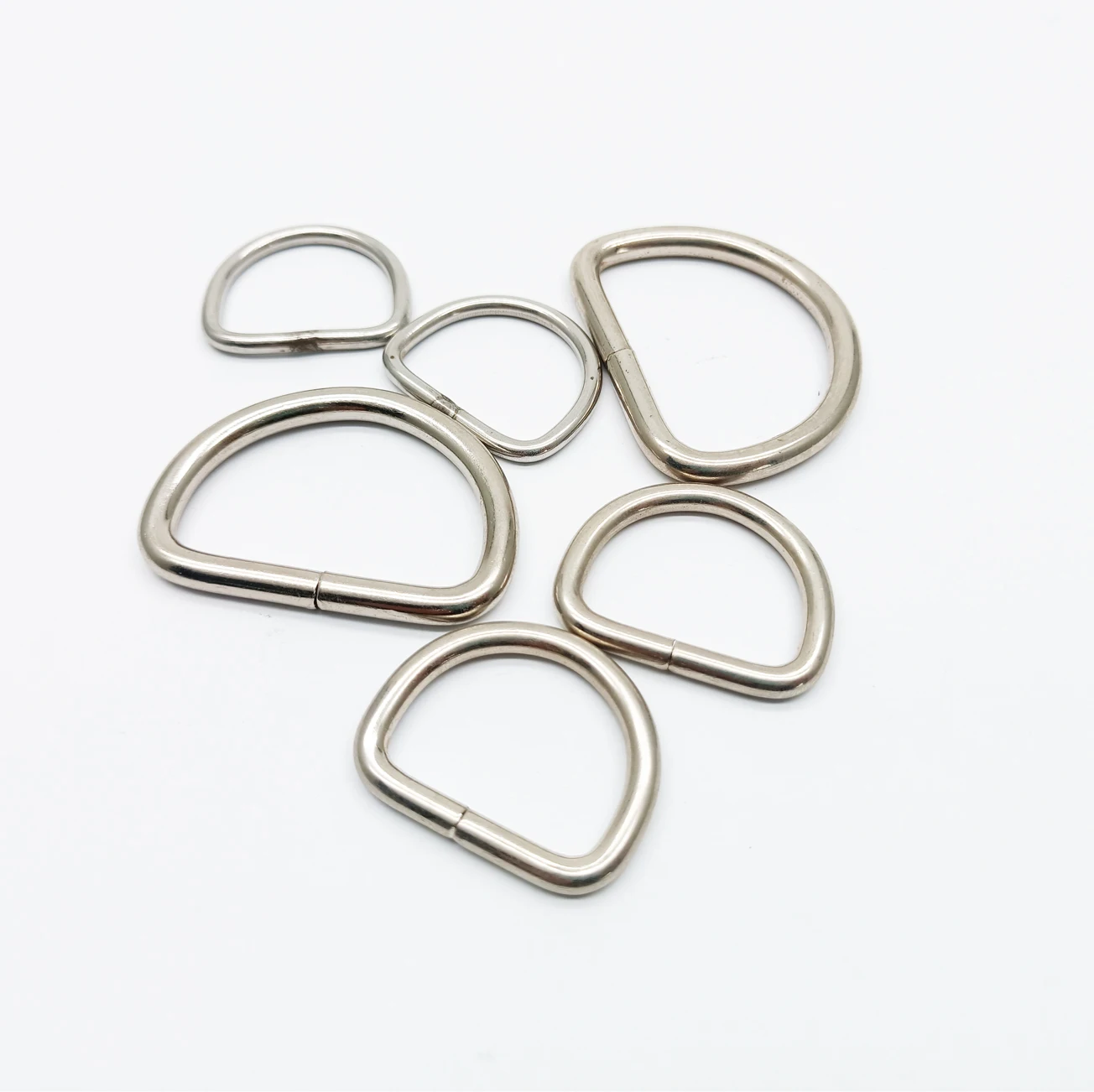 Manufacturer's Direct Sales of 25mm Silver or Black d Ring Iron 304 316 Stainless Steel