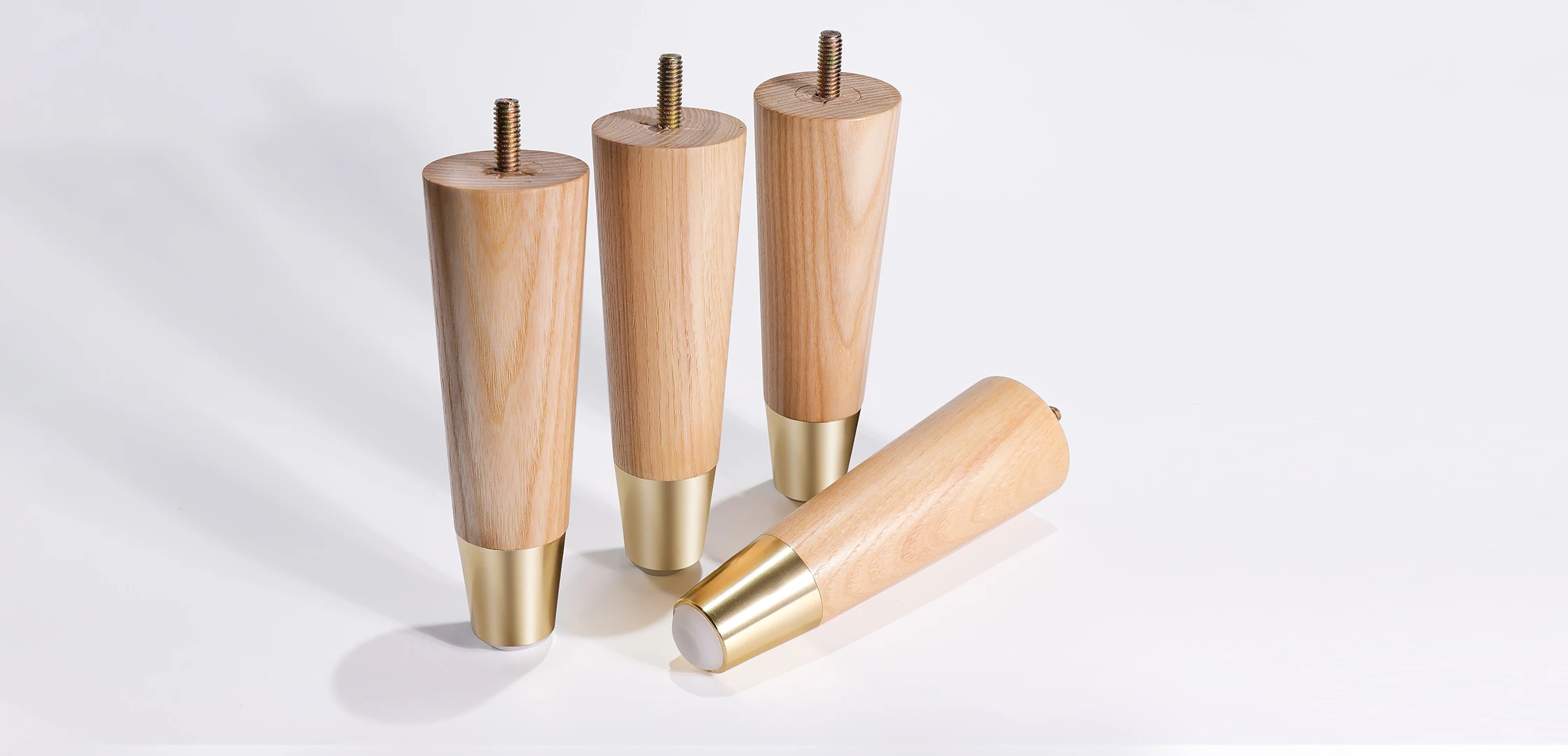 Wekis Wholesale Modern Wooden Sofa Legs Furniture Legs For Sofa Feet Solid Wood Bed