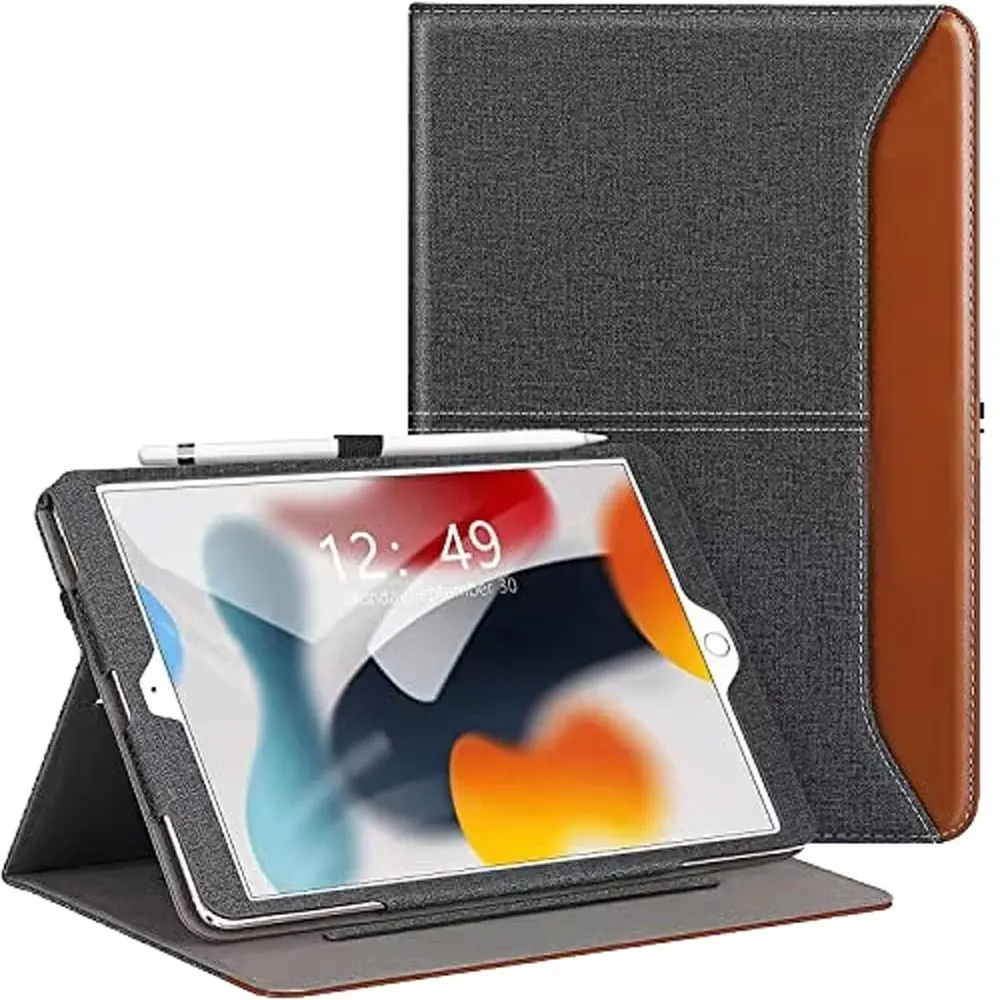 Laudtec Pbk267 Multi-Angle Holder Tablet Case Simple Business Cover Anti Scratch Shockproof Shell For Ipad 9/8/7 soft