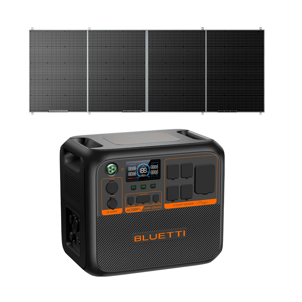 Bluetti Solar Power Electricity Generation Portable Solar Energy System 3 Dc Output Solar Ac Power Bank Station