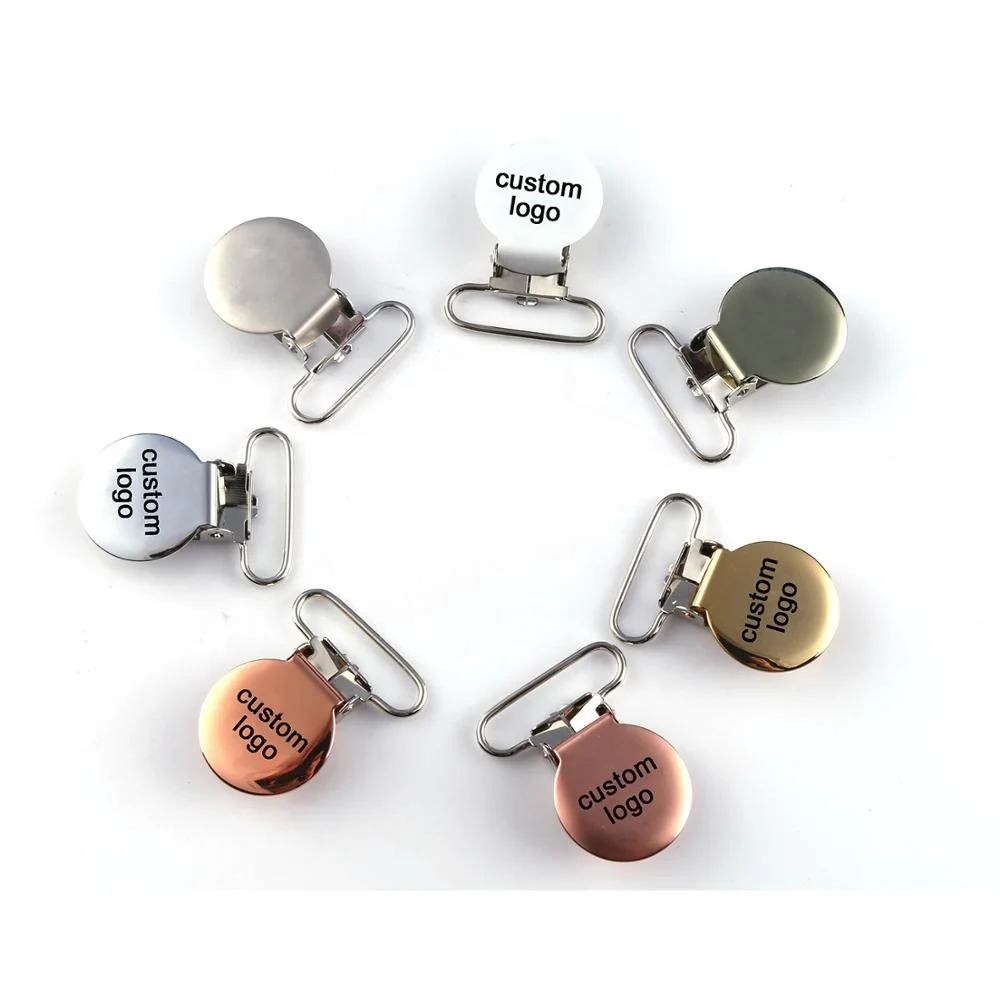 Wholesale Nickel Free Baby Teething Pacifier Holder Clips