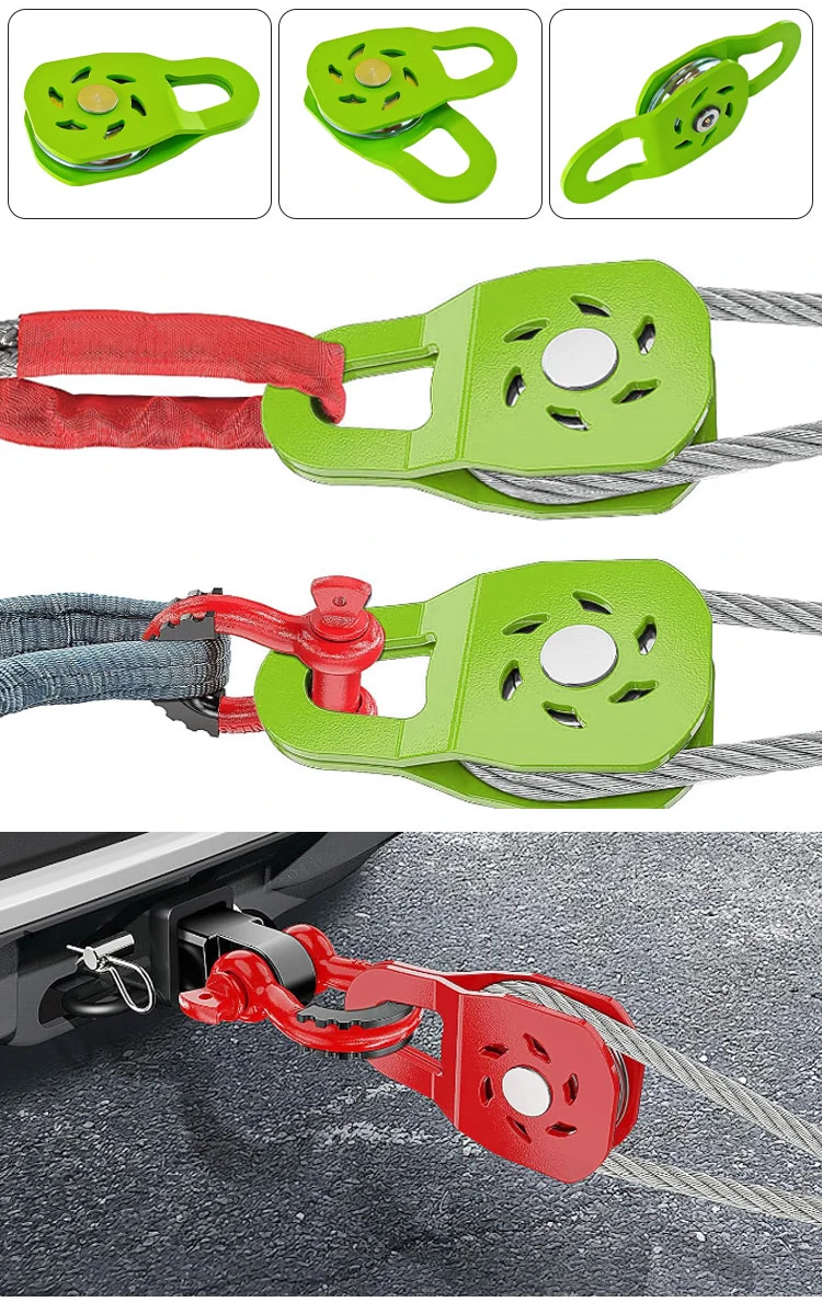 thumbnail image 2 of Off Road Recovery Kit, 10 Ton Heavy Duty Snatch Block Pulley 2 of 9