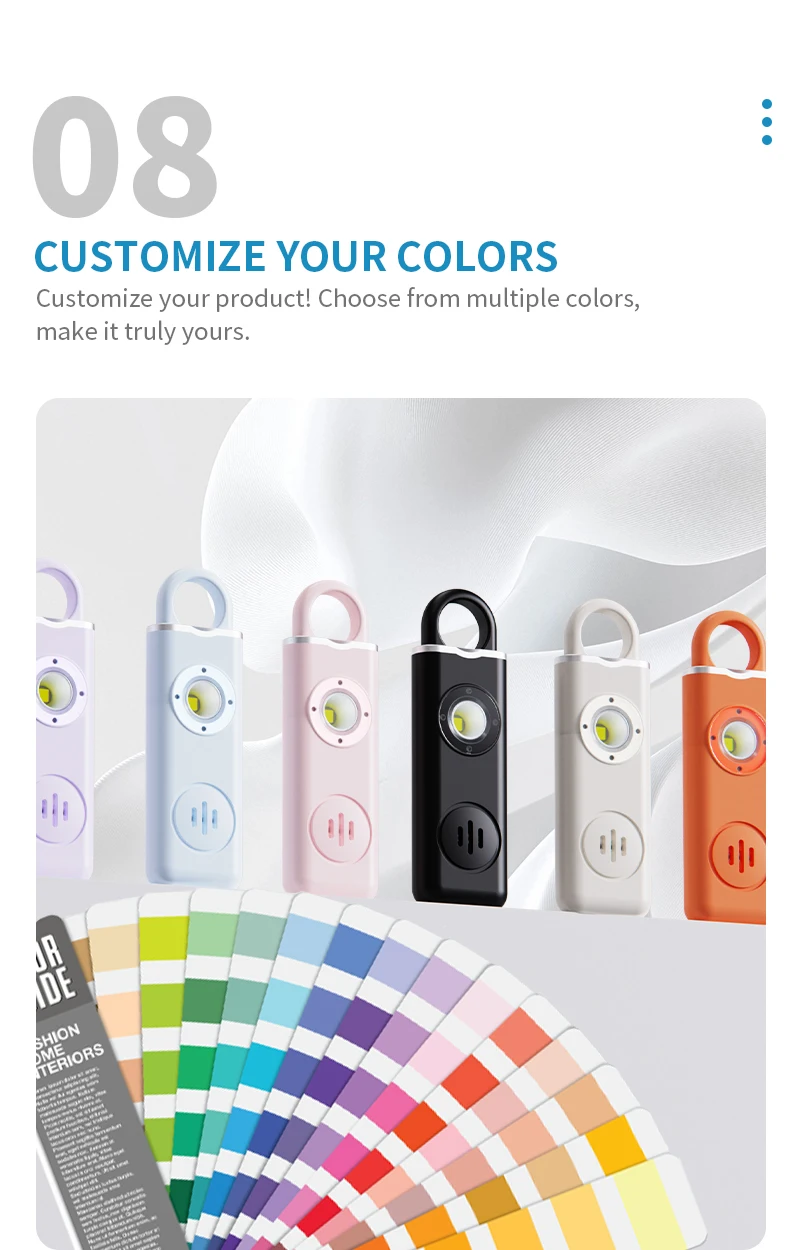 Women's Safety Self-Running Alarms with SOS - Image 8