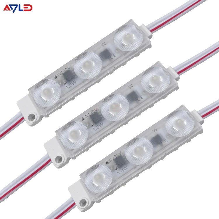 Ul Listed Ac 110V Led Module Injection 2835 3Led Modulo Led 110V 220V for Advertising Light