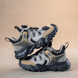 Wholesale Boys' Casual Sneakers Double Mesh Breathable Running Shoes Kids Medium Children's Sports Shoes