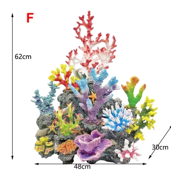 Aquarium Dekoration Koralle Uteruik Künstliche Korallen-Deko Aus Silikon – 6,5x6x2,6 Cm, Für Aquarien, Farbenfroh & Pflegeleicht