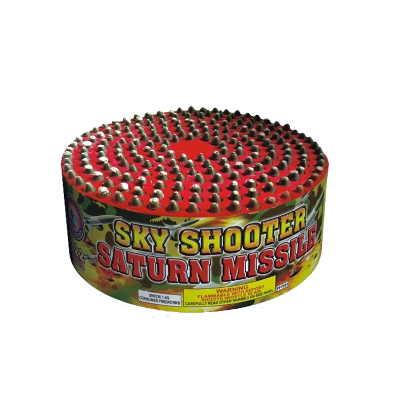 Factory direct hot selling 222s sky shooter saturn missile fireworks