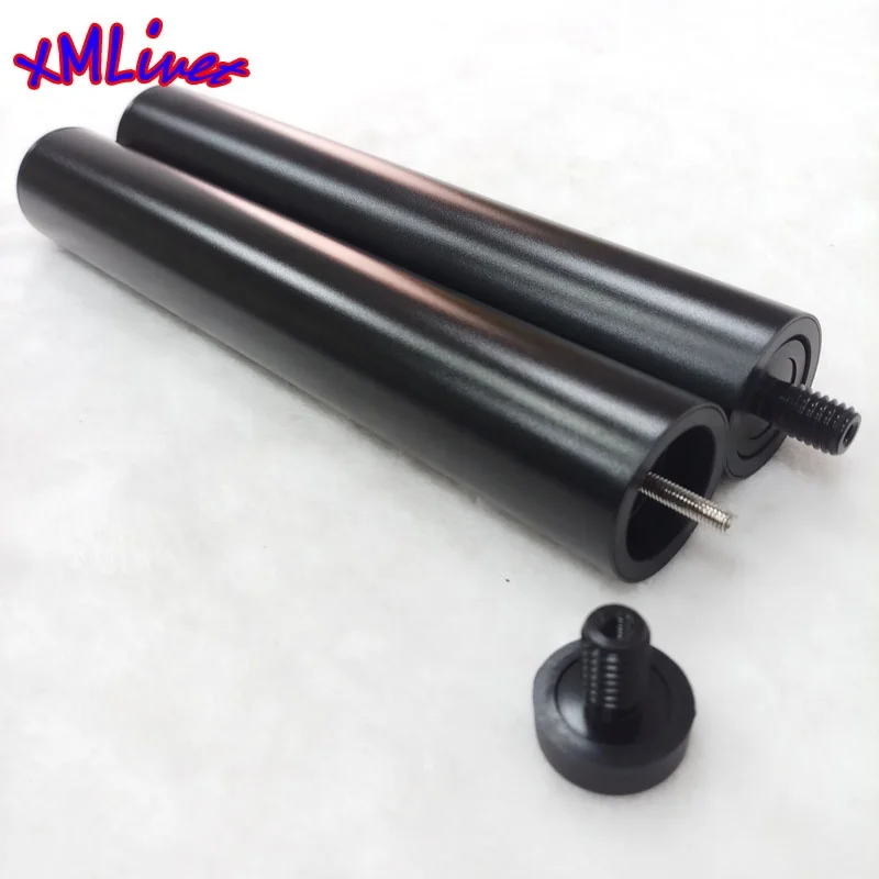 Xmlivet 8inch Black Aluminum Pool Cue Extension for Jacoby