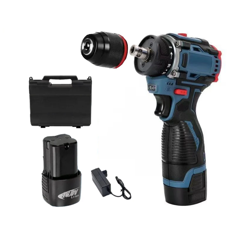 TEBAK Industrial Grade Cordless Impact Wrench Set Hot Selling Battery Lithium Tools Power Wrenches Torque Convenient Tool Box