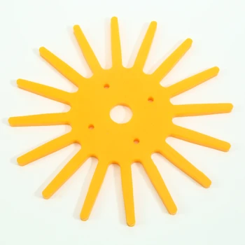OEM Customized Wear-resistant Polyurethane Star Wheel Finger Wheel Cultivator Weeder Finger