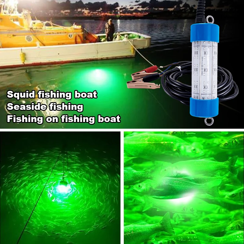 Lampe Leurre LED 150W 12V Pour Pêche De Nuit - Lumière Puissante Attirant Les Poissons