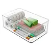 5 transparent boxes