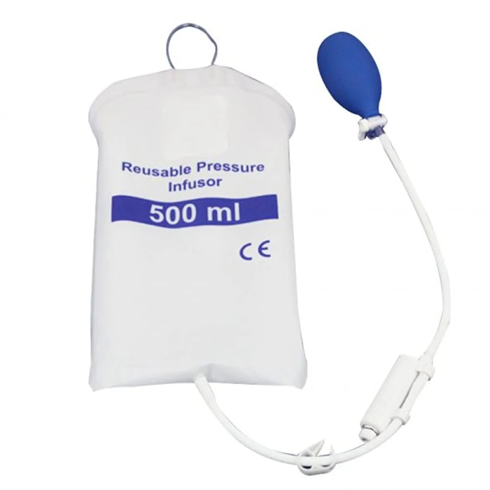 Factory Disposable 500ml 1000ml 3000ml Pressure Infusion Bags Quick Patient Blood Fluid Infuser Disposable Pressure Infusion Bag