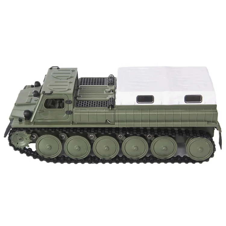 WPL E-1 RC Military Truck Crawler Tracked Car - 1:16 Scale