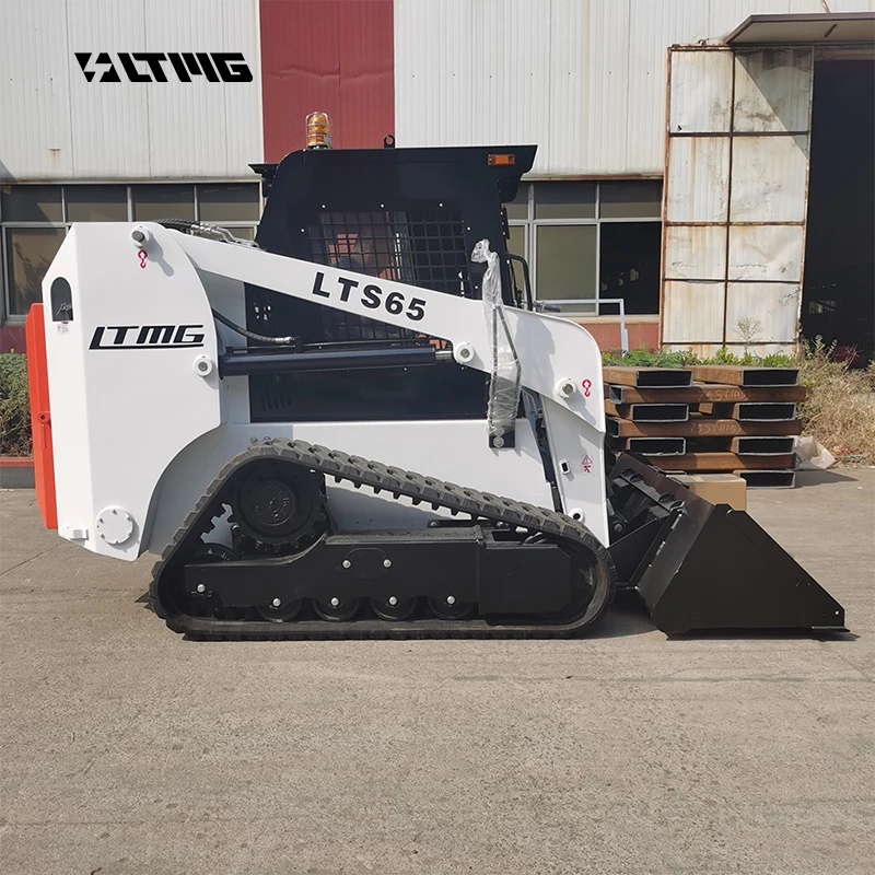 LTMG Crawler Skid Steer Loader diesel 45KW 55 KW 75HP 700KG 850KG  Mini Skid Steer Loader Carregador with Quick Hitch
