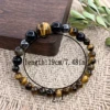Yellow Tiger Eye Triple Protection Bracelet for Men & Women