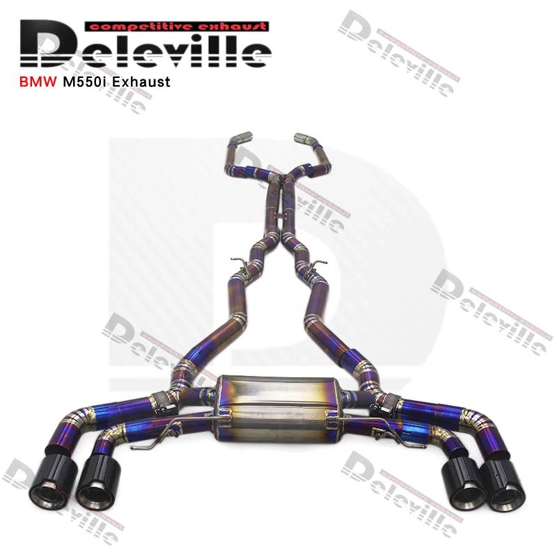 Titanium Catback For Bmw M550/m550i G30/n63 4.4tt 20172022 Titanium Valve Electronic Exhaust