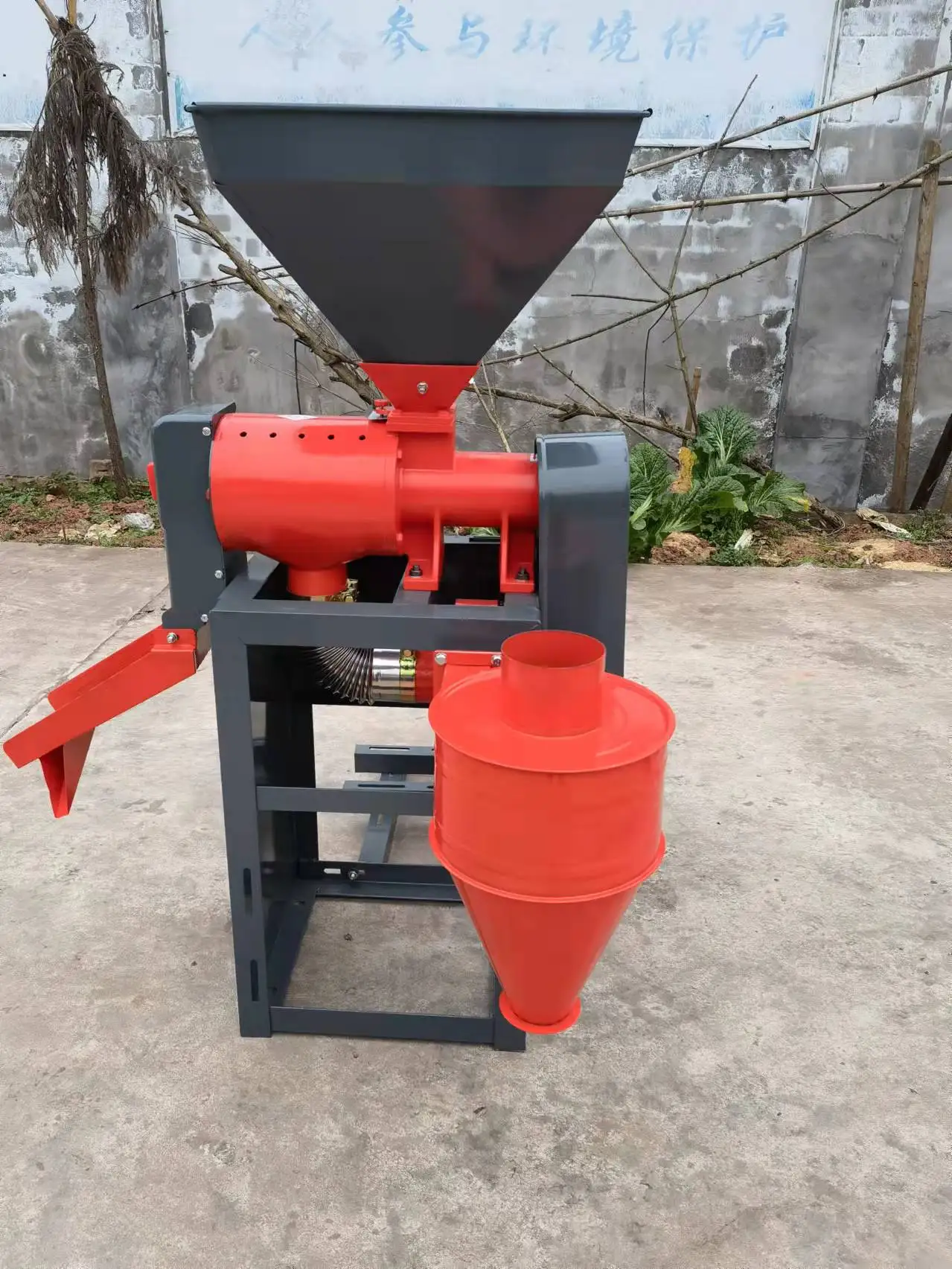 Diesel Rice Mill 6N70 1T Diesel Combined Rice Milling Machine - High Efficiency