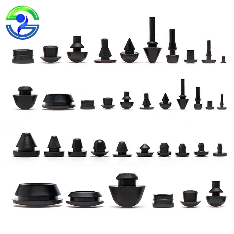 T-type Solid Silicone Sealing Plug Tube Stopper Bottle Stopper Silicone Rubber Cap Cylinder Plug
